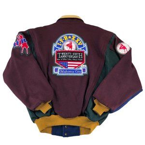 Rodeo Competitors 1994 International Finals Rodeo Jacket Size Extra Large